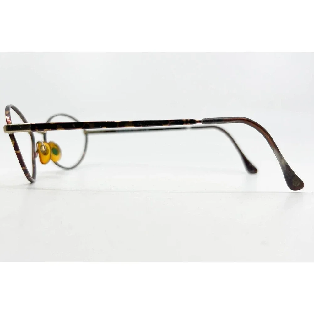 Anne Klein Eyeglasses Frames Womens Tortoise Gold Oval K1017-S 53-16-135